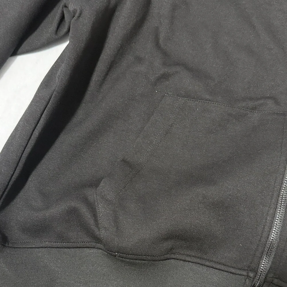 Maison Article Black Tech Zip-Up Hoodie Size Large NWT